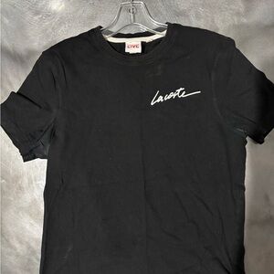 Lacoste Black Short Sleeve Tee
